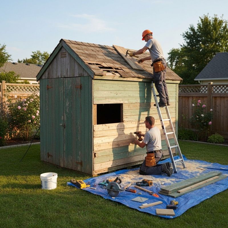 Wooden Carport Repair in Alpharetta, GA
